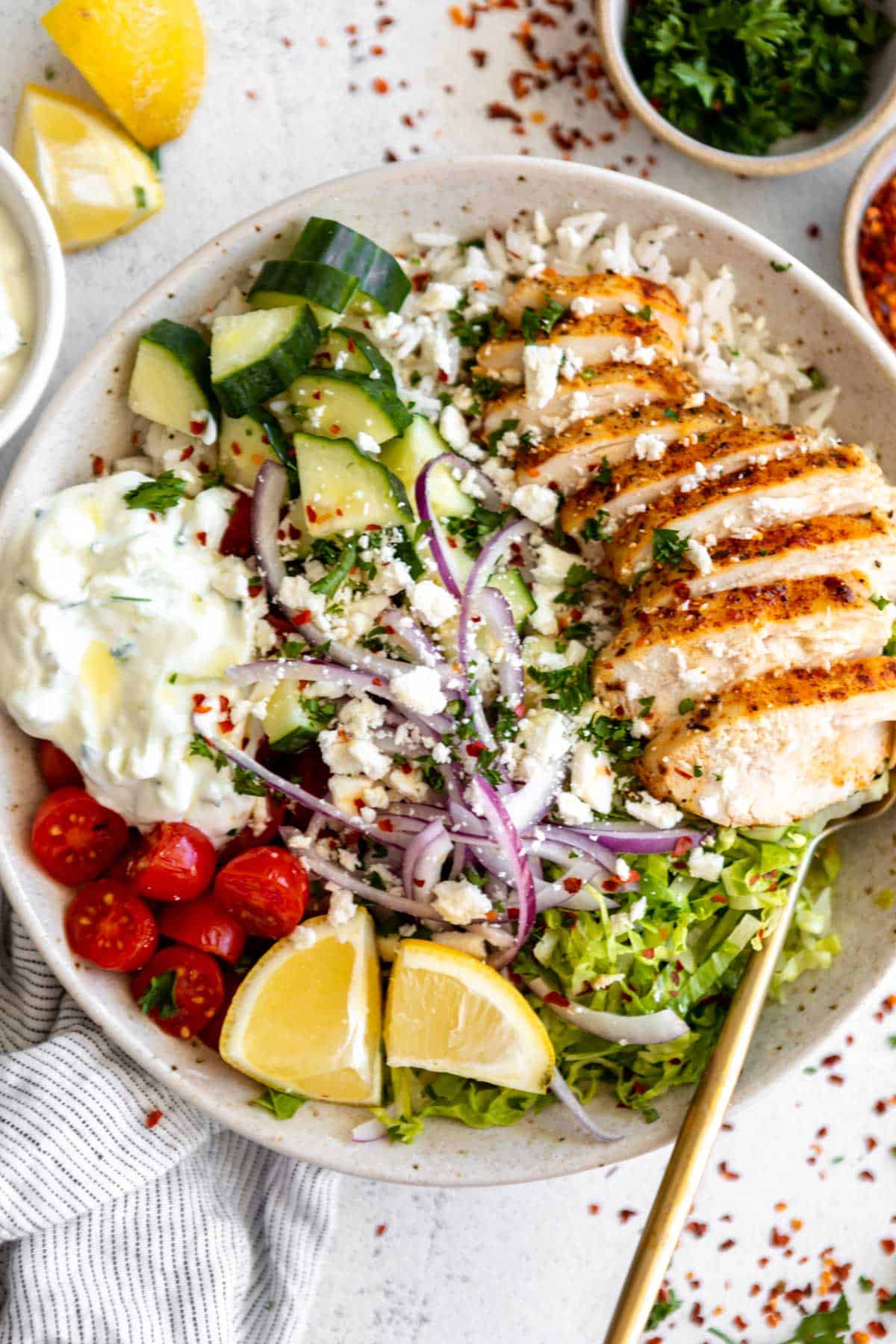 Greek Chicken Bowl