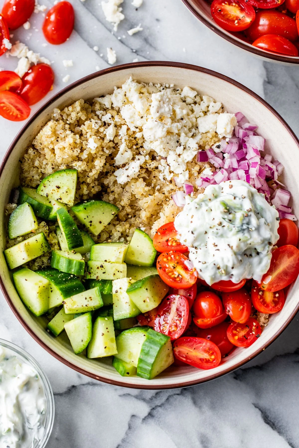 Mediterrane Quinoa Bowl